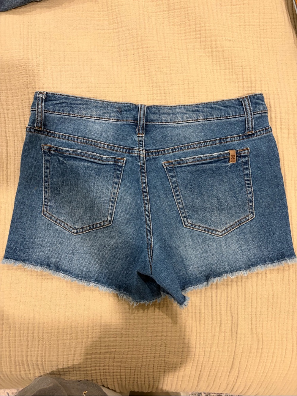 Joe's Jeans Medium Blue Denim Cutoff Shorts - Picture 3 of 3